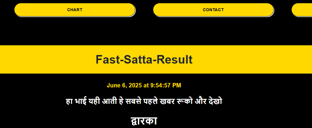 Satta King Gali Faridabad Result Today – Full Chart Guide